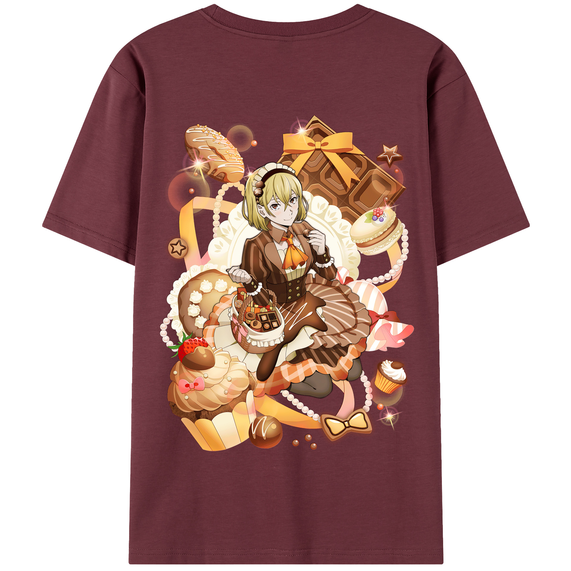 （画像用） 文豪ストレイドッグス Bungo Stray Dogs 綿100％半袖Tシャツ（背面プリント）